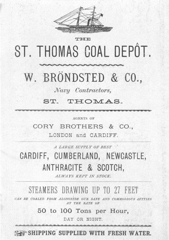 Historic Advertisement featuring Brondsted & Co.