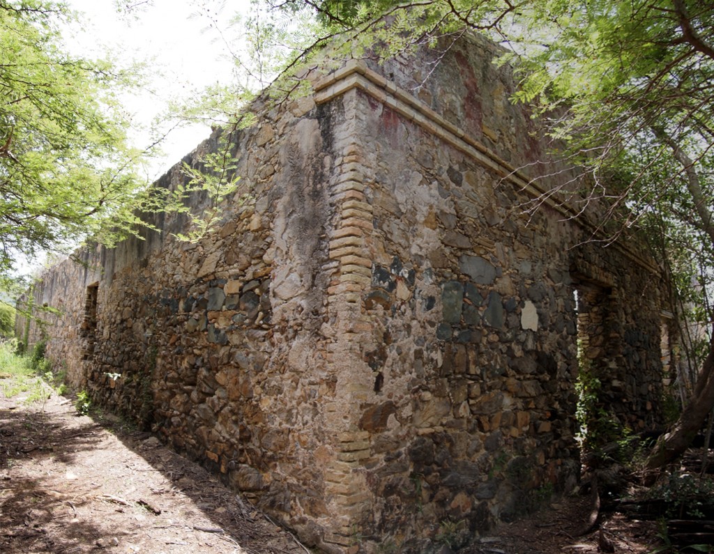 One of two structures remaining at the site - Warehouse